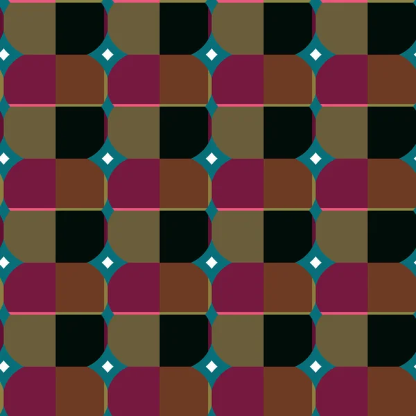 Fondo Abstracto Patrón Ornamental Geométrico Sin Costuras — Archivo Imágenes Vectoriales