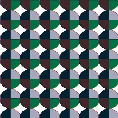 Vektör çizimi, geometrik dikişsiz arkaplan