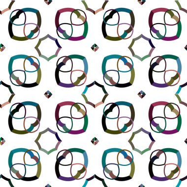  Soyut arkaplan. Kusursuz geometrik süslemeli desen.