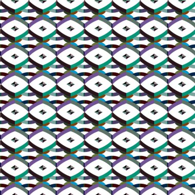 Vektör çizimi, geometrik dikişsiz arkaplan