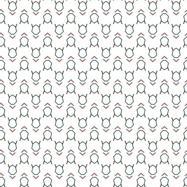 soyut geometrik süslemeli desen, vektör 