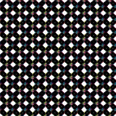 Süslü geometrik dikişsiz arkaplan, vektör 