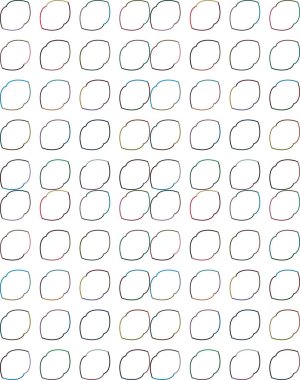 Kusursuz şablon, soyut duvar kağıdı, vektör illüstrasyonu 