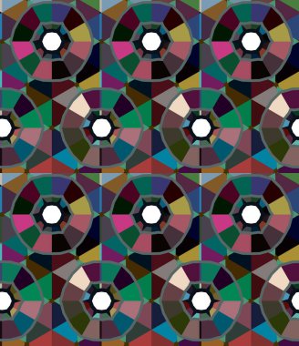  Soyut arkaplan. Kusursuz geometrik süslemeli desen.