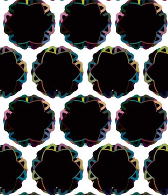 Vektör çizimi, geometrik dikişsiz arkaplan