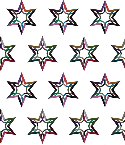 Abstracte Achtergrond Naadloos Geometrisch Sierpatroon — Stockvector