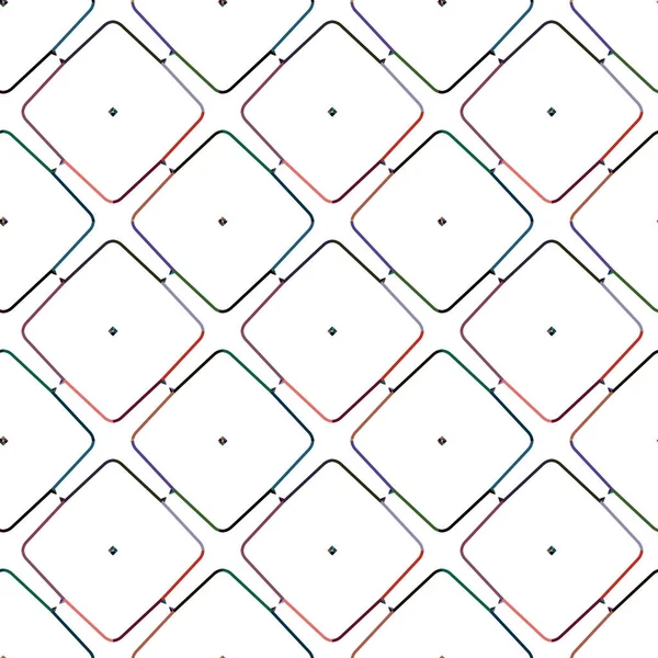 Abstraktes Kaleidoskop Stoff Nahtloser Hintergrund Vektorillustration — Stockvektor