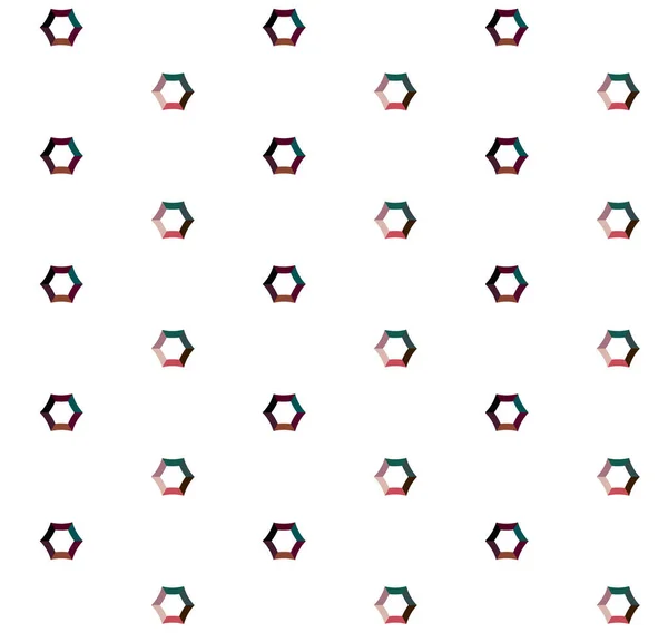 Sfondo Astratto Modello Ornamentale Geometrico Senza Cuciture — Vettoriale Stock