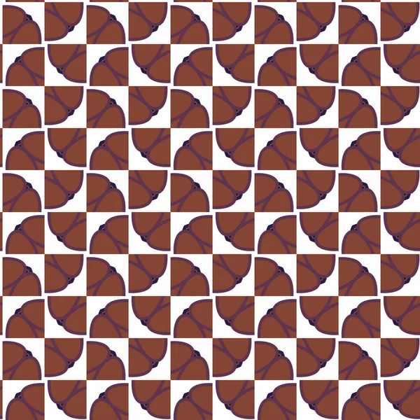 Fondo Abstracto Patrón Ornamental Geométrico Sin Costuras — Vector de stock