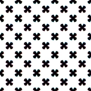 Süslü geometrik dikişsiz arkaplan, vektör 