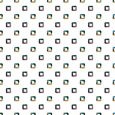 Kusursuz arkaplanı olan soyut grafik deseni