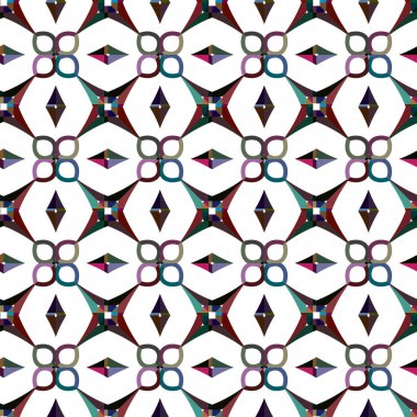 Geometrik dikişsiz kalıp, vektör 