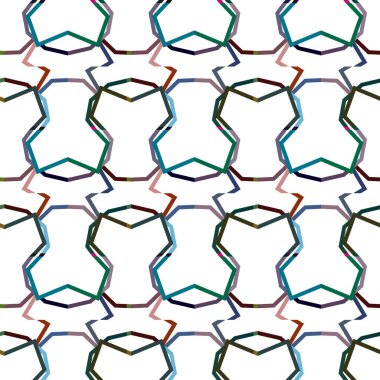 Vektör çizimi, geometrik dikişsiz arkaplan