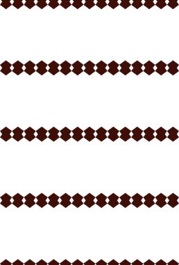 Süslü geometrik dikişsiz desen, vektör 