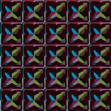 soyut vektör sanatı, geometrik şekiller, uzay dokusunu kopyala