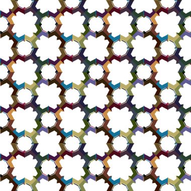 soyut vektör sanatı, geometrik şekiller, uzay dokusunu kopyala