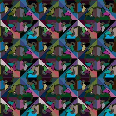  Soyut arkaplan. Kusursuz geometrik süslemeli desen.