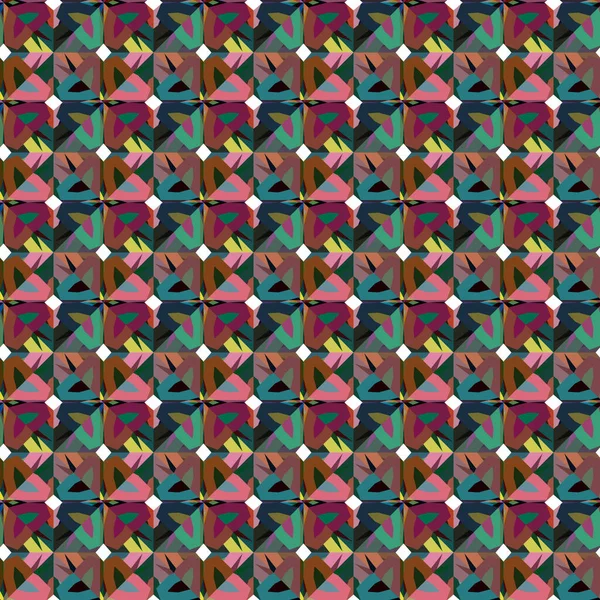 Abstracte Achtergrond Naadloos Geometrisch Sierpatroon — Stockvector