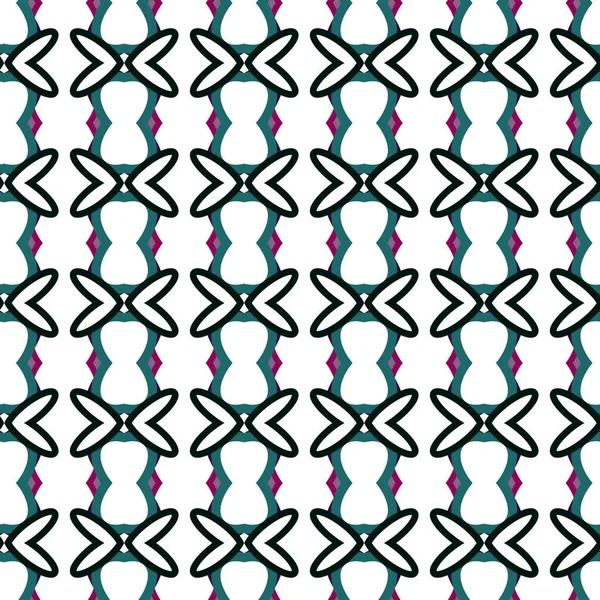 Abstract Background Seamless Geometric Ornamental Pattern — Stock Vector