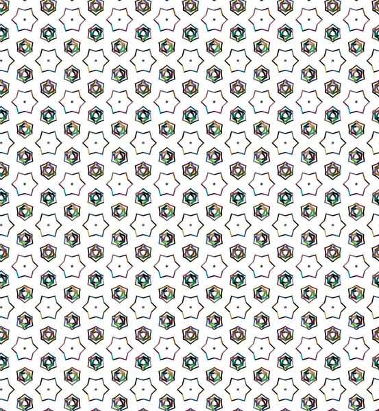Абстрактний Фон Безшовний Геометричний Декоративний Візерунок — стоковий вектор