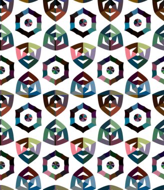  Soyut arkaplan. Kusursuz geometrik süslemeli desen.