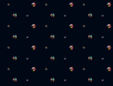 Vektör çizimi, geometrik dikişsiz arkaplan