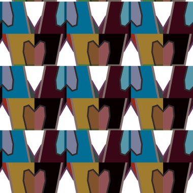  Soyut arkaplan. Kusursuz geometrik süslemeli desen.