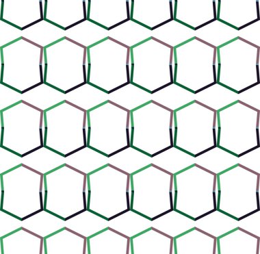 Vektör çizimi, geometrik dikişsiz arkaplan