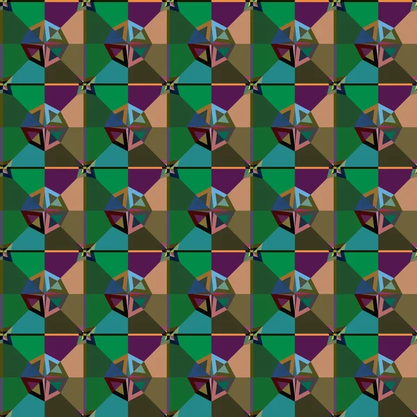 Ornamentale Geometrische Nahtlose Muster Vektor — Stockvektor