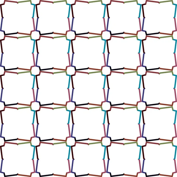 Sfondo Astratto Modello Ornamentale Geometrico Senza Cuciture — Vettoriale Stock