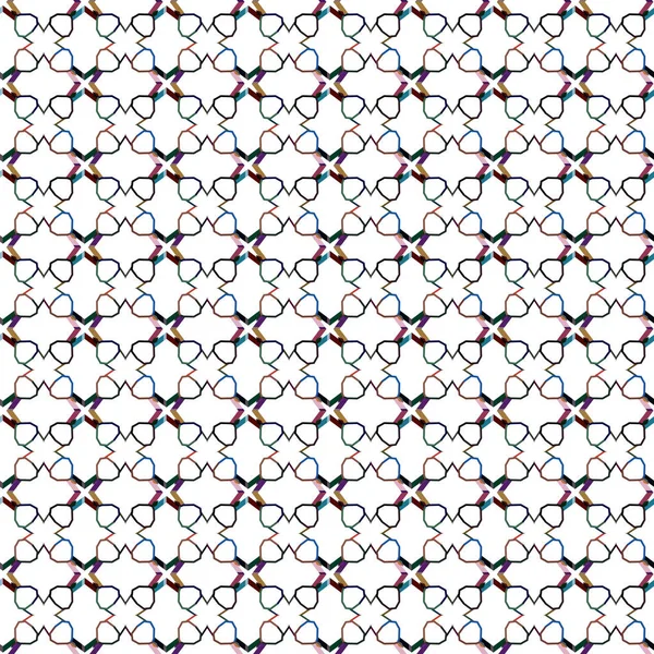 soyut geometrik süslemeli desen, vektör 