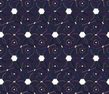 soyut vektör sanatı, geometrik şekiller, uzay dokusunu kopyala