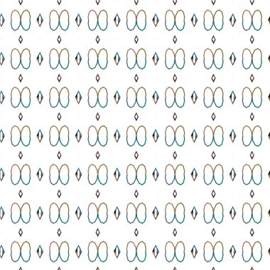 Vektör çizimi, geometrik dikişsiz arkaplan