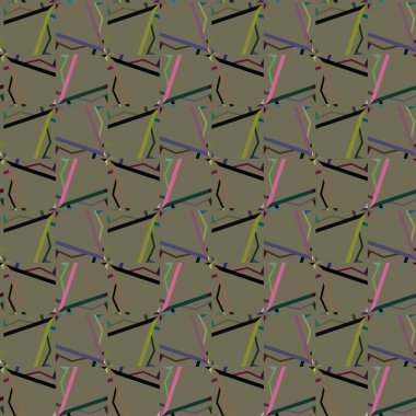 soyut vektör sanatı, geometrik şekiller, uzay dokusunu kopyala