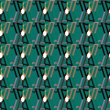 Vektör çizimi, geometrik dikişsiz arkaplan