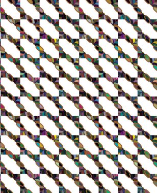 soyut vektör sanatı, geometrik şekiller, uzay dokusunu kopyala