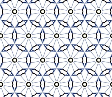 soyut kaleydoskop kumaş dikişsiz arkaplan, vektör illüstrasyonu