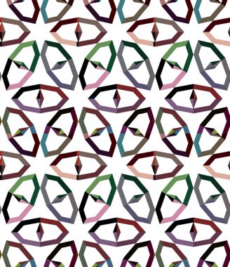 soyut vektör sanatı, geometrik şekiller, uzay dokusunu kopyala