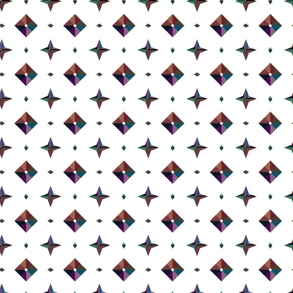 Abstracte Achtergrond Naadloos Geometrisch Sierpatroon — Stockvector