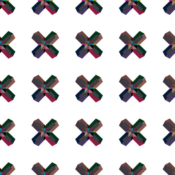 soyut kaleydoskop kumaş dikişsiz arkaplan, vektör illüstrasyonu