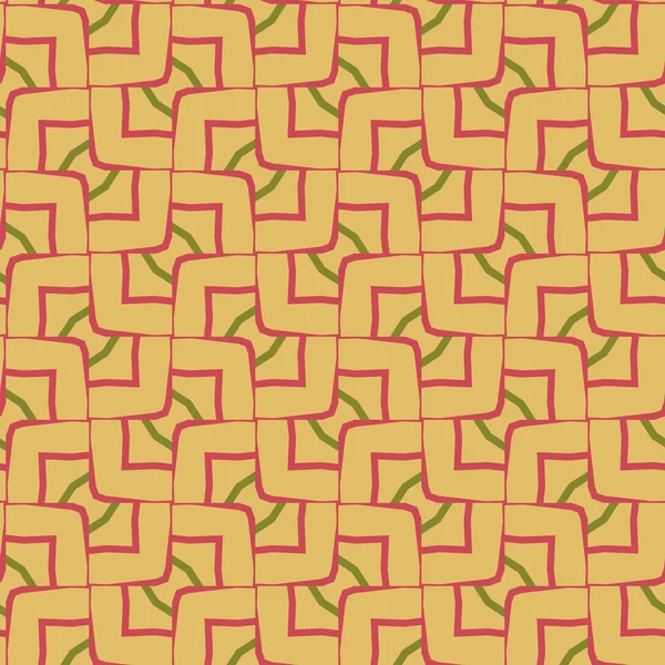 Patrón Ornamental Geométrico Sin Costura Vector — Archivo Imágenes Vectoriales
