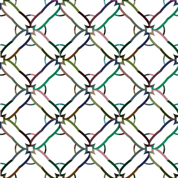 Fondo Abstracto Patrón Ornamental Geométrico Sin Costuras — Archivo Imágenes Vectoriales