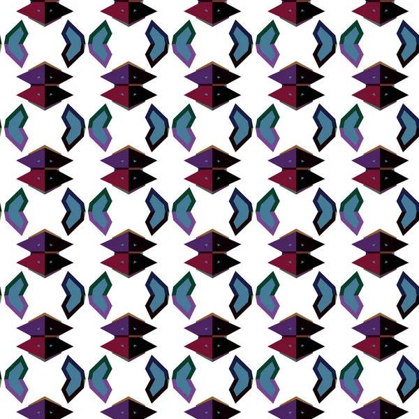 Fondo Abstracto Patrón Ornamental Geométrico Sin Costuras — Vector de stock