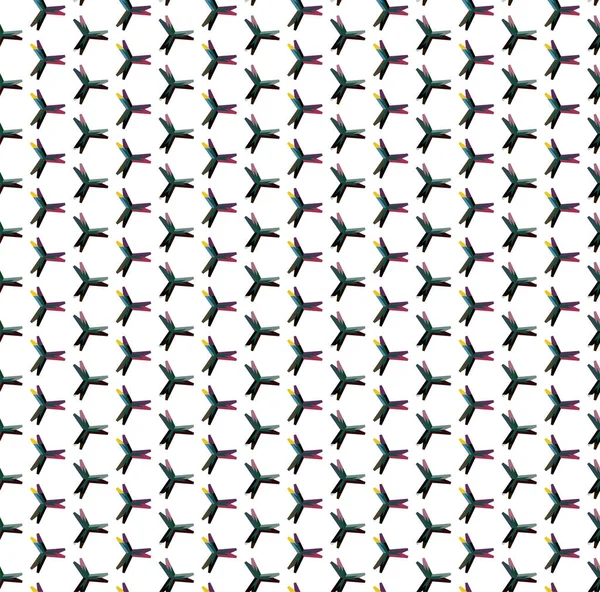 装飾抽象幾何学的装飾パターンベクトル — ストックベクタ