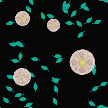 Çiçeksiz arka plan, vektör illüstrasyonu