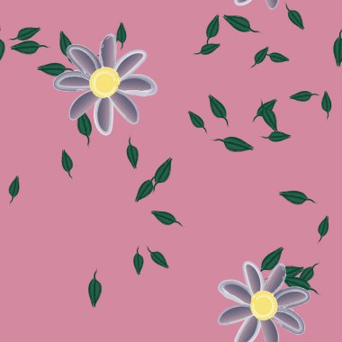 Çiçeksiz arka plan, vektör illüstrasyonu