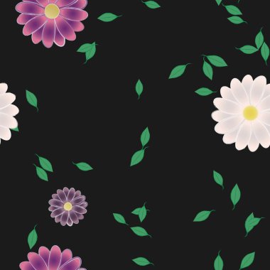 Çiçeksiz arka plan, vektör illüstrasyonu