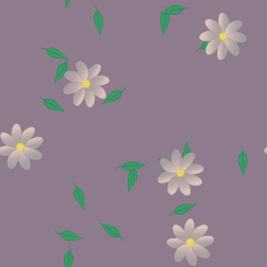 Çiçeksiz arka plan, vektör illüstrasyonu