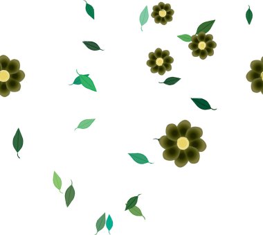 Çiçeksiz arka plan, vektör illüstrasyonu