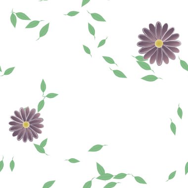 Çiçeksiz arka plan, vektör illüstrasyonu